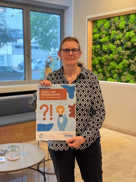 Bianca Lumpp informiert am Donnerstag, 7. Mai und Donnerstag, 21. Mai über Organ- und Gewebespende im Kreishaus.© Kreis Paderborn, Melina Sohlich